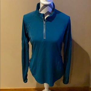 Gap fit teal tech top size large